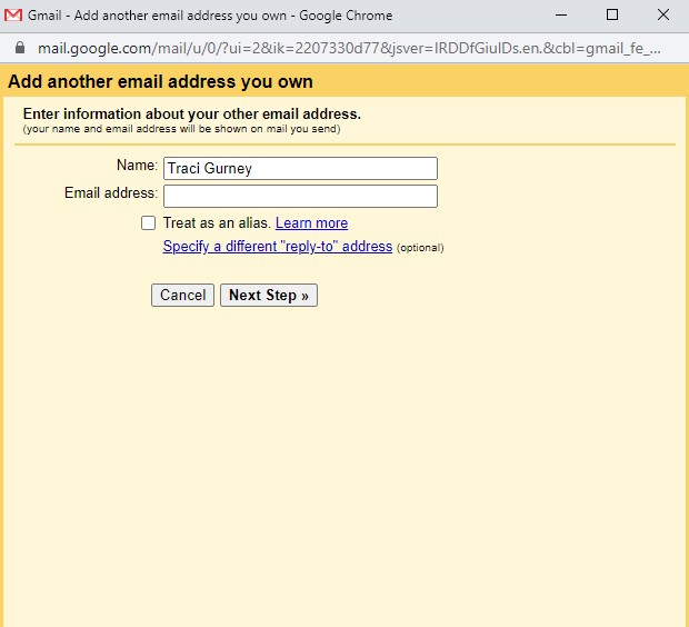 add email gmail