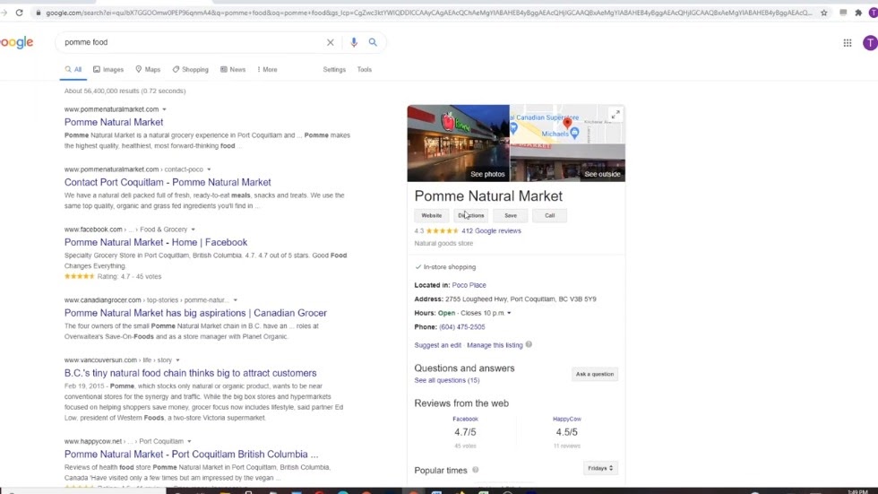 google my business