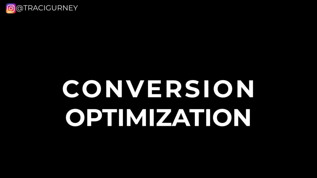 Conversion Optimization